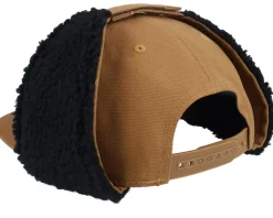 Mountain 3d Canvas Flatbrim Caramel/Black Earflap - Wild Spirit
