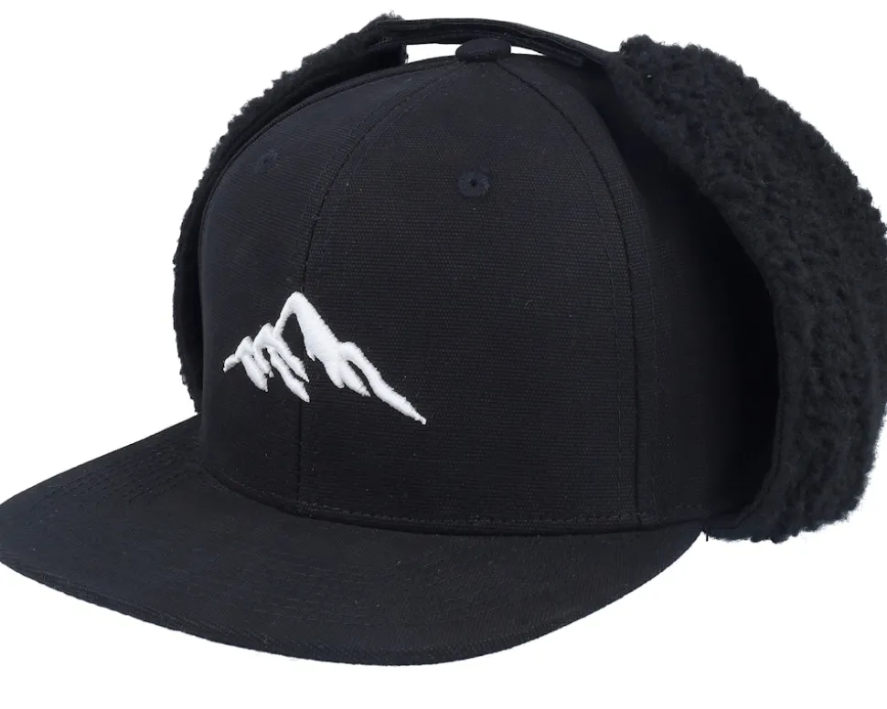 Mountain 3d Canvas Flatbrim Caramel/Black Earflap - Wild Spirit