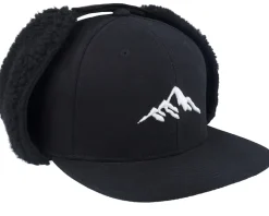 Mountain 3d Canvas Flatbrim Black Earflap - Wild Spirit