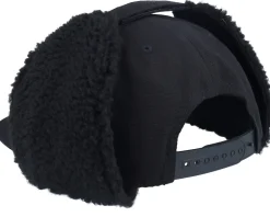 Mountain 3d Canvas Flatbrim Black Earflap - Wild Spirit