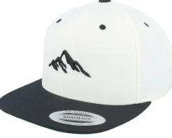 Mountain 3d White/Black Snapback - Wild Spirit