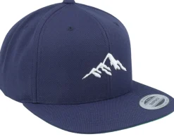 Mountain 3d White/Navy Snapback - Wild Spirit