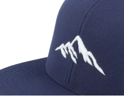 Mountain 3d White/Navy Snapback - Wild Spirit