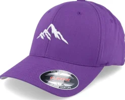 Mountain 3d White/Purple Flexfit - Wild Spirit