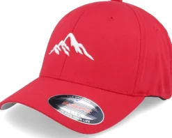 Mountain 3d White/Red Flexfit - Wild Spirit