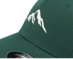 Mountain 3d White/Spruce Green Flexfit - Wild Spirit