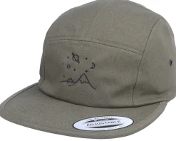 Mountain Space Gazing Olive 5-Panel - Abducted