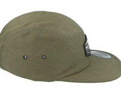 Mountains And Forest Patch Olive 5-panel - Wild Spirit