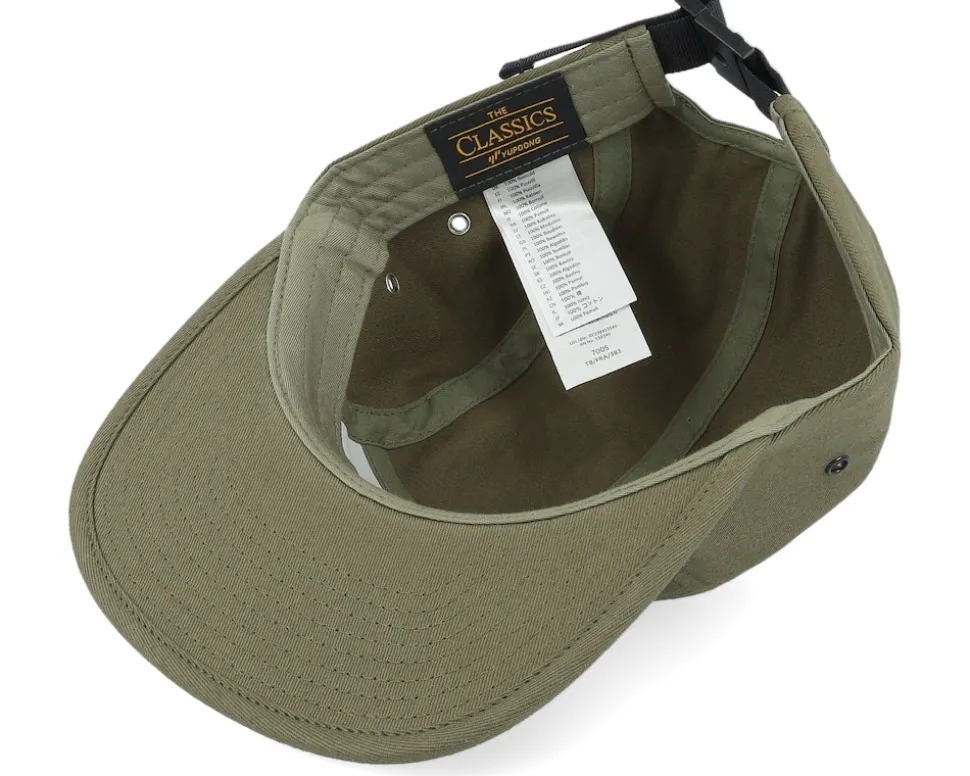 Mountains And Forest Patch Olive 5-panel - Wild Spirit