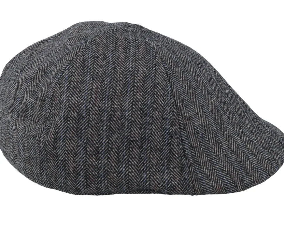 Mr. Mitchell Cap Dark Grey Flat Cap - Barts