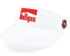 Mulligan Tour Visior 19th Hole Golf White Visor - American Needle