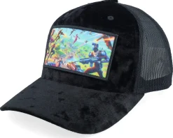 Multiplayer Video Game Patch Velvet Black Trucker - Iconic