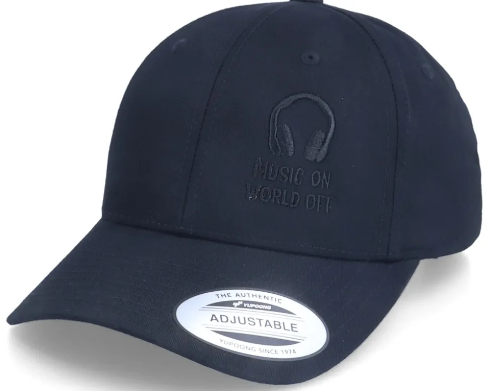 Music On World Off Black Curved Adjustable - Iconic