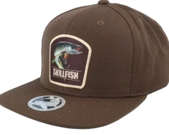 Muskellunge Muskie Duck Brown Snapback - Skillfish