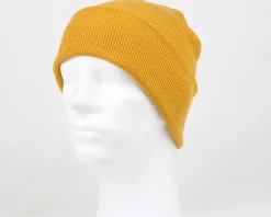 Mustard Cuff Blank Beanie - Beechfield