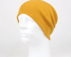 Mustard Cuff Blank Beanie - Beechfield