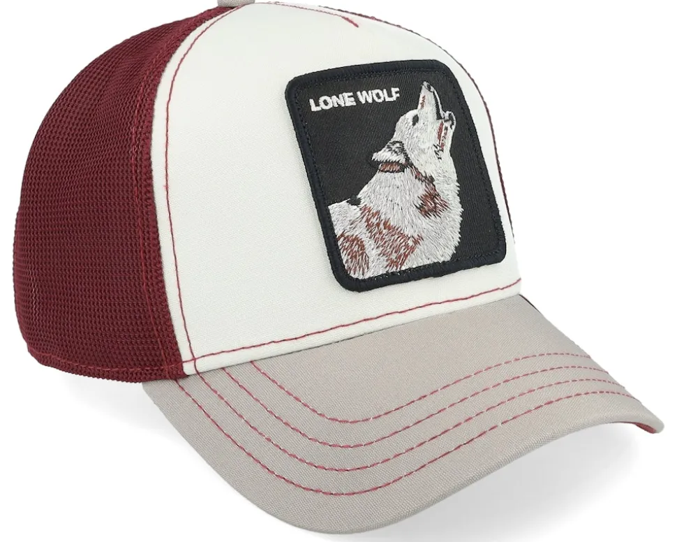 Mv Howler MVP White/Maroon Trucker - Goorin Bros.