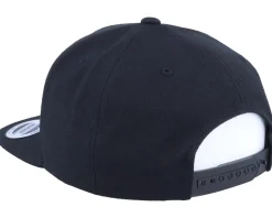 N Letter 3D Black Snapback - Iconic