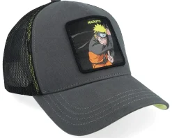 Naruto Black/Grey A-Frame Trucker - Capslab
