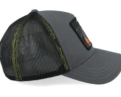 Naruto Black/Grey A-Frame Trucker - Capslab