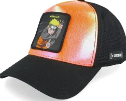 Naruto Black/Orange A-Frame Trucker - Capslab