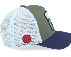 Naruto Kakashi Green/Blue/Light Blue Trucker - Capslab