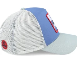 Naruto Kakashi Grey/Blue A-Frame Trucker - Capslab