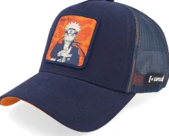 Naruto Orange/Navy A-Frame Trucker - Capslab