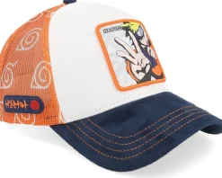 Naruto Orange/White/Navy A-Frame Trucker - Capslab