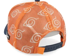Naruto Orange/White/Navy A-Frame Trucker - Capslab
