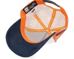 Naruto Orange/White/Navy A-Frame Trucker - Capslab