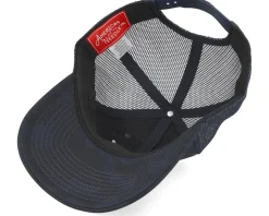 NASA Back Range Camo Tech Navy Trucker - American Needle