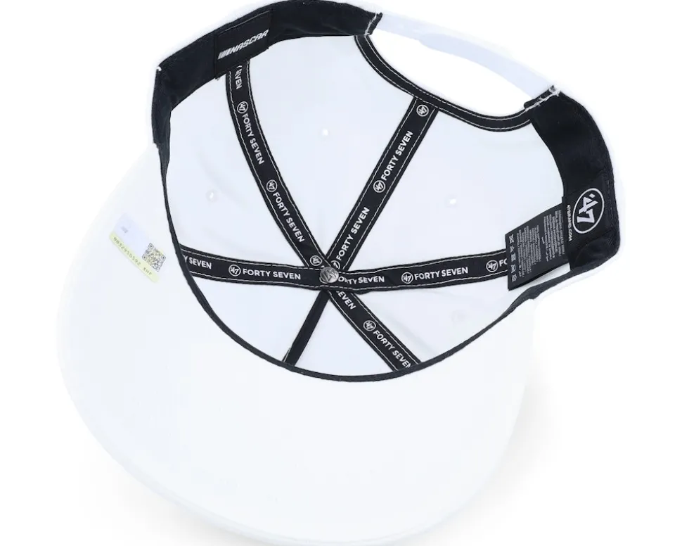 Nascar Roscoe 47 Hitch Cap White A-Frame Adjustable - 47 Brand