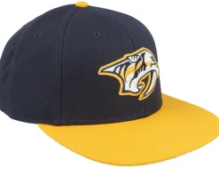 Nashville Predators Archive 400 Navy/Yellow Snapback - American Needle