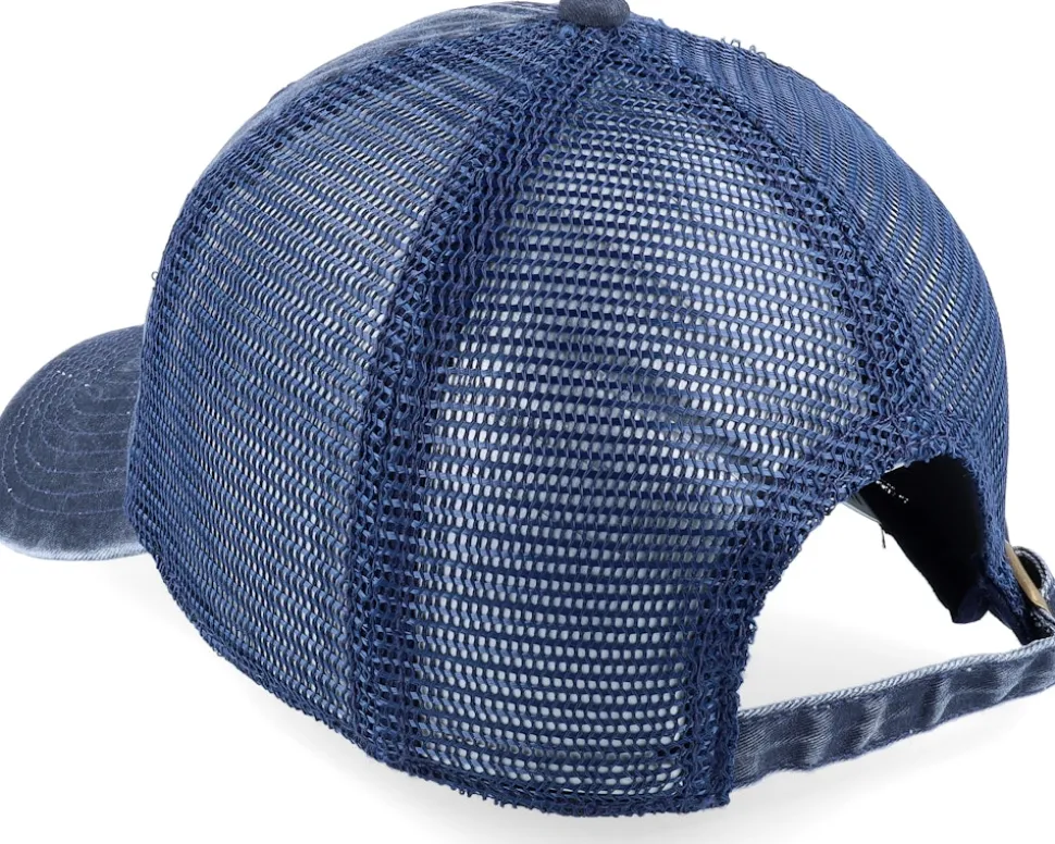 Nashville Predators Raglan Bones Navy Trucker - American Needle