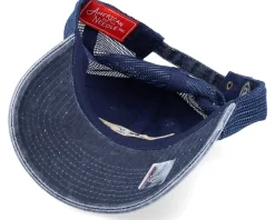 Nashville Predators Raglan Bones Navy Trucker - American Needle