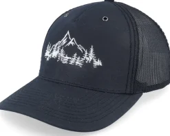 Nature Mountain Scenery Hawthorne Black Trucker - Wild Spirit