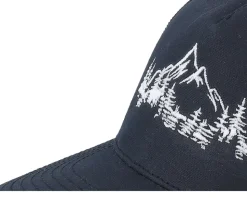 Nature Mountain Scenery Hawthorne Black Trucker - Wild Spirit
