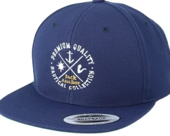 Nautical Collection Navy/White Snapback - Jack Anchor