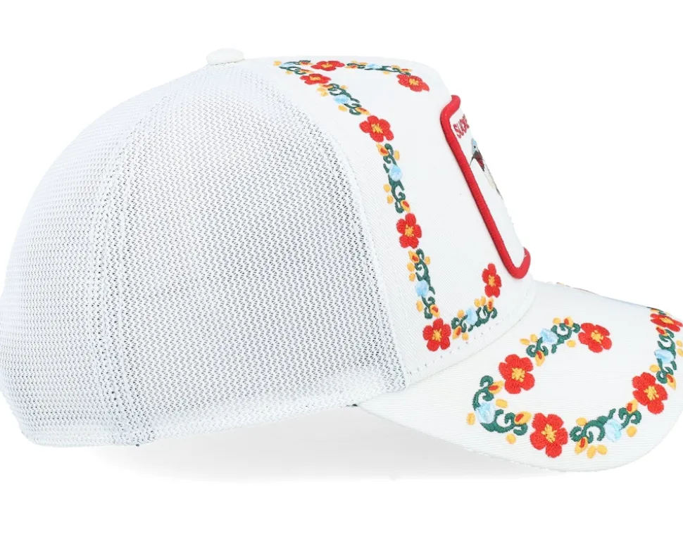 Necessary Nectar White A-Frame Trucker - Goorin Bros.