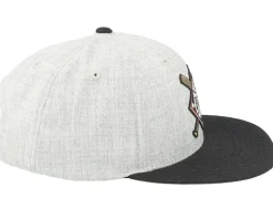 Negro League Baseball Archive Heather Grey/Black Snapback - American Needle