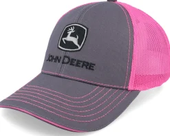 Neon Cap Grey/Pink Trucker - John Deere