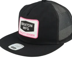 Neon Fallbrook Black/Pink/Black Strapback - Brixton