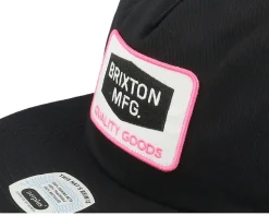 Neon Fallbrook Black/Pink/Black Strapback - Brixton