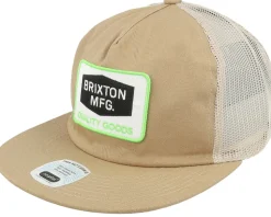 Neon Fallbrook Khaki/Green/Khaki Trucker - Brixton