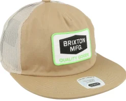 Neon Fallbrook Khaki/Green/Khaki Trucker - Brixton