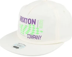 Neon Finish Line Black/Pink Snapback - Brixton