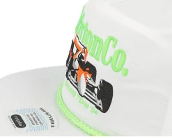 Neon Formula White/Green Snapback - Brixton