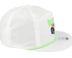 Neon Formula White/Green Snapback - Brixton