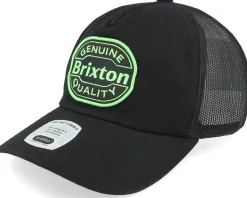 Neon Keaton Mp Trucker Hat Black/Green Trucker - Brixton